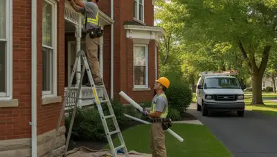 Madison, WI plumbing repair service truck for residential leak and pipe repairs