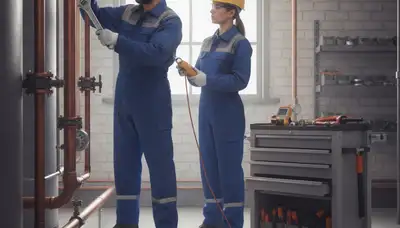 Madison, WI plumber repairing a residential pipe for freeze-thaw plumbing service