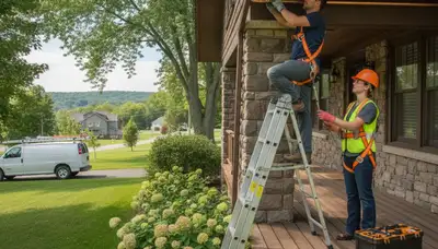 Plumber repairing a sink in Madison, WI for plumbing repair services