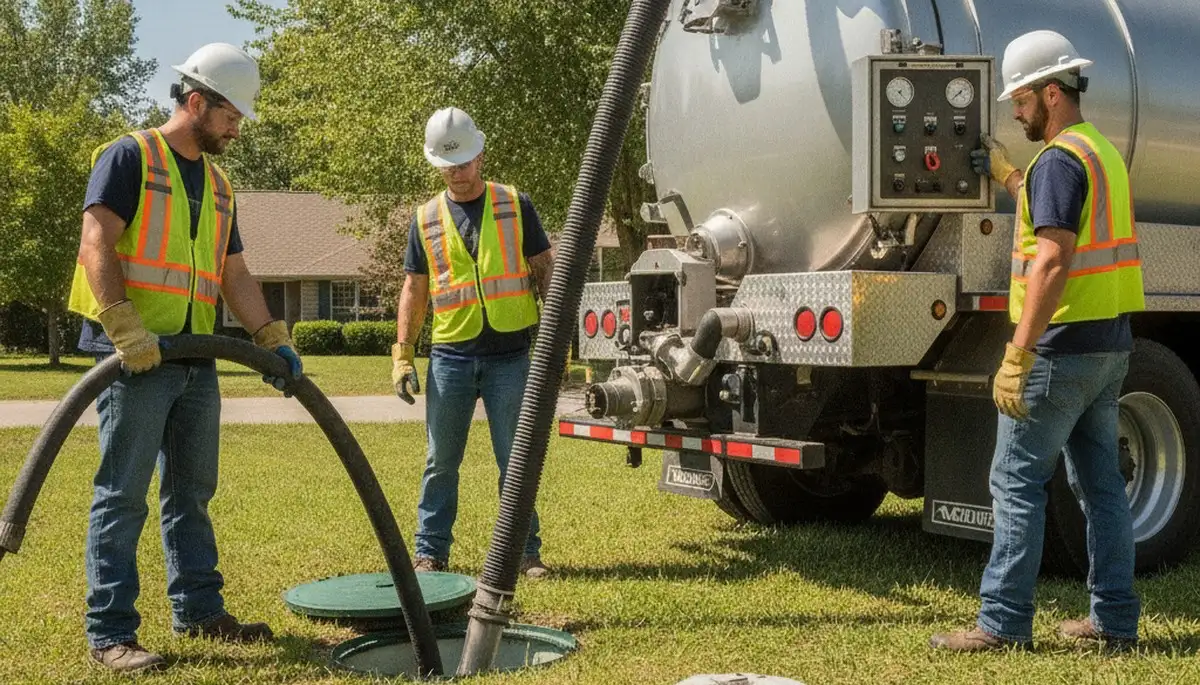 Madison, WI plumber providing septic pumping service for residential homes
