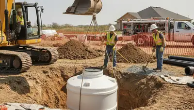Septic tank installation for Madison, WI homes by On Call Plumbers
