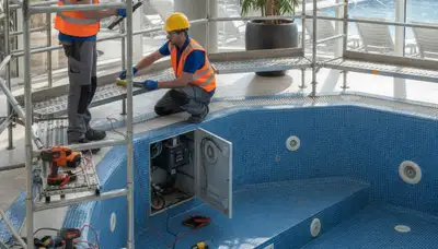 Madison, WI plumbers repairing a spa for homeowners with fast, reliable service